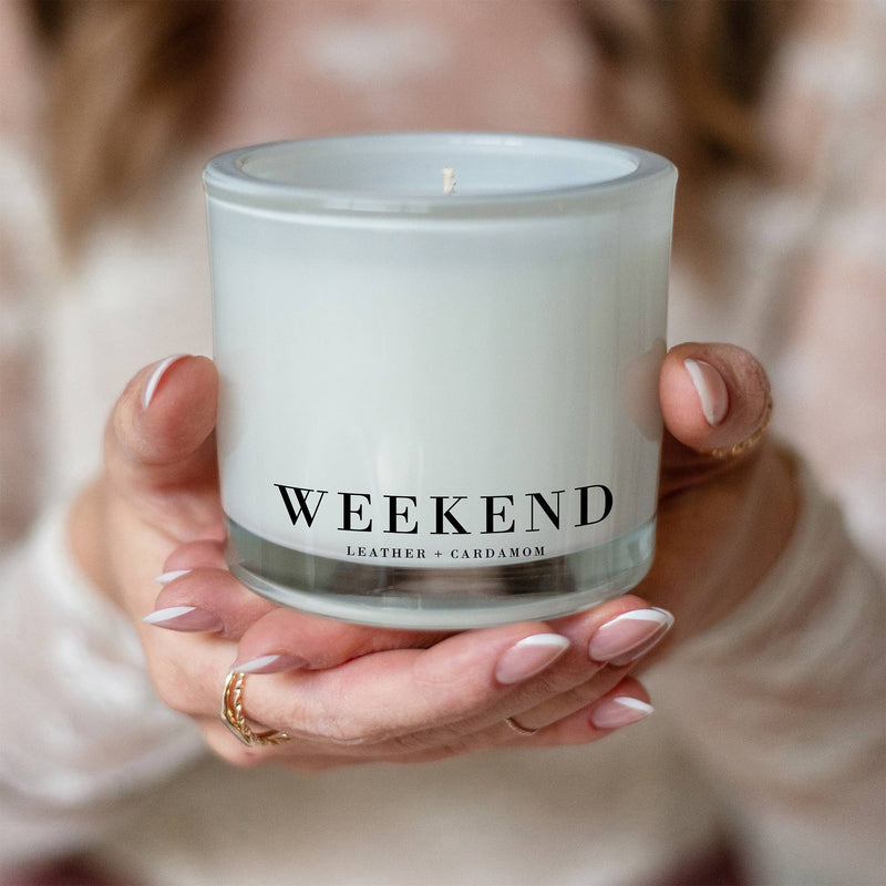 WEEKEND | Leather + Cardamom Candle