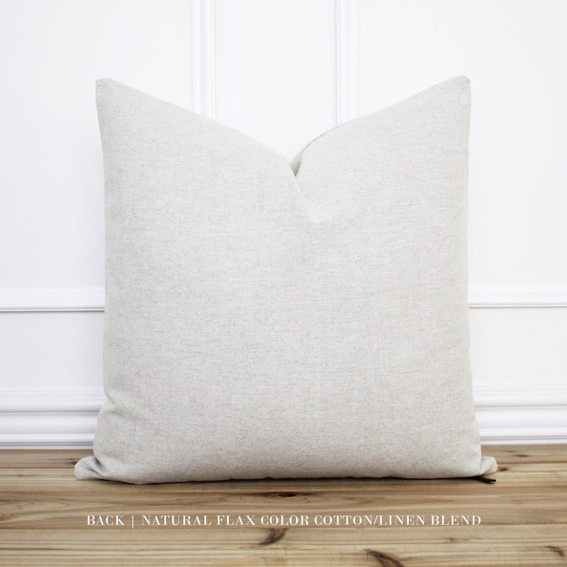 Neutral Floral Pillow Cover | Cece