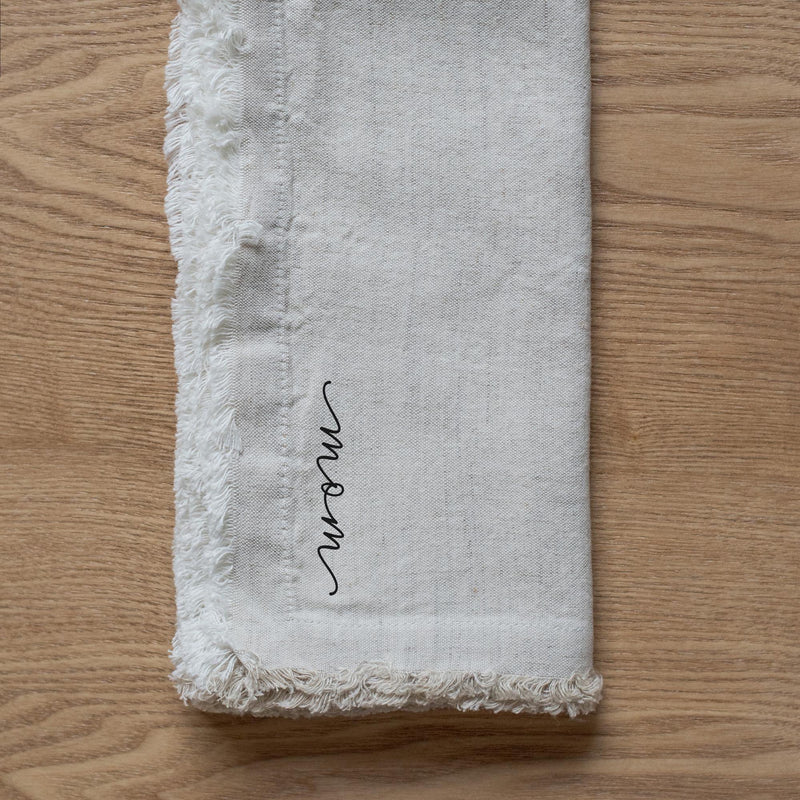 Personalized Fringe Napkins