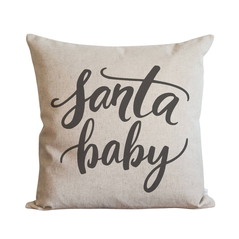 Santa Baby Pillow Cover.