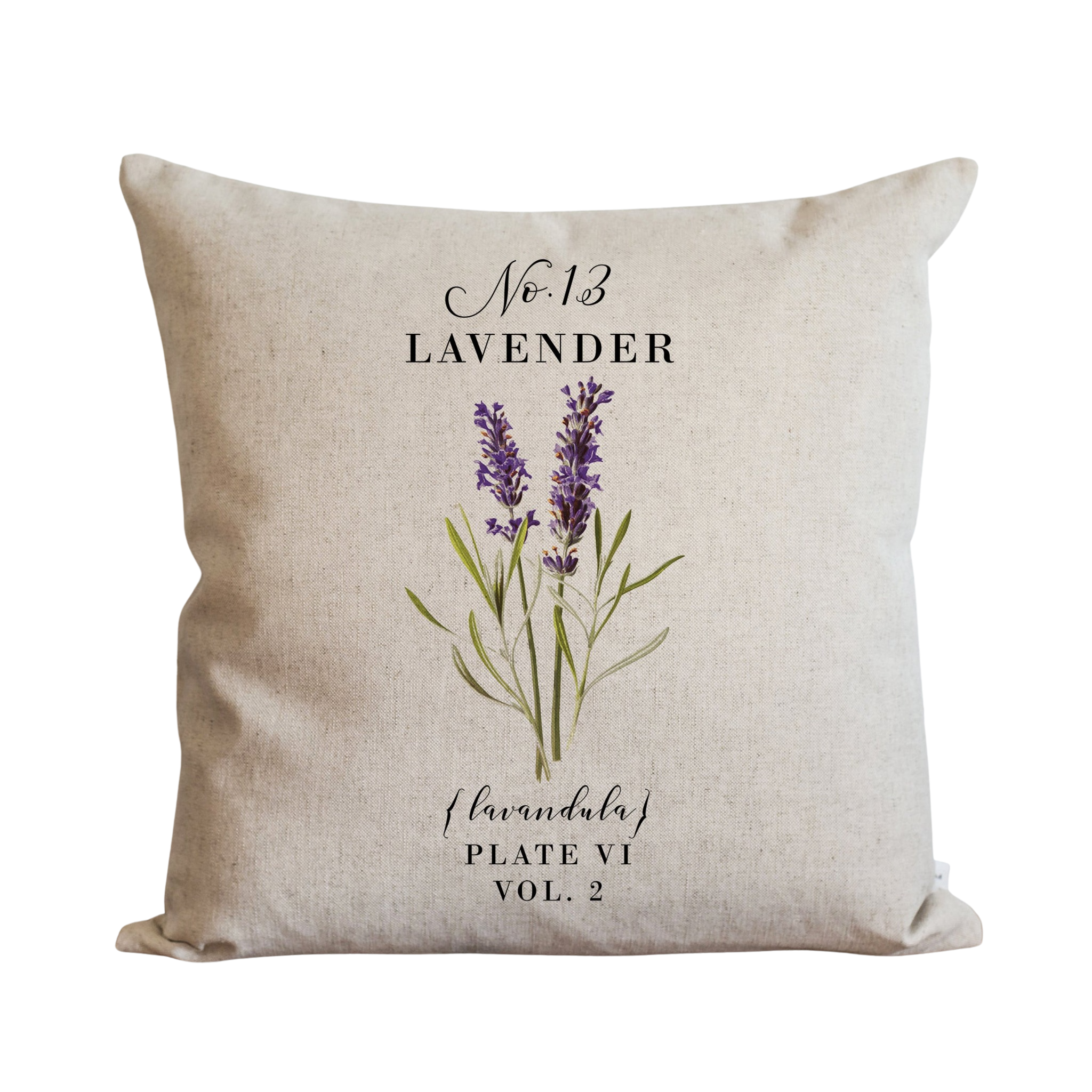 lavender flower pillow Botanical Lavender Pillow Cover. – Porter Lane Home