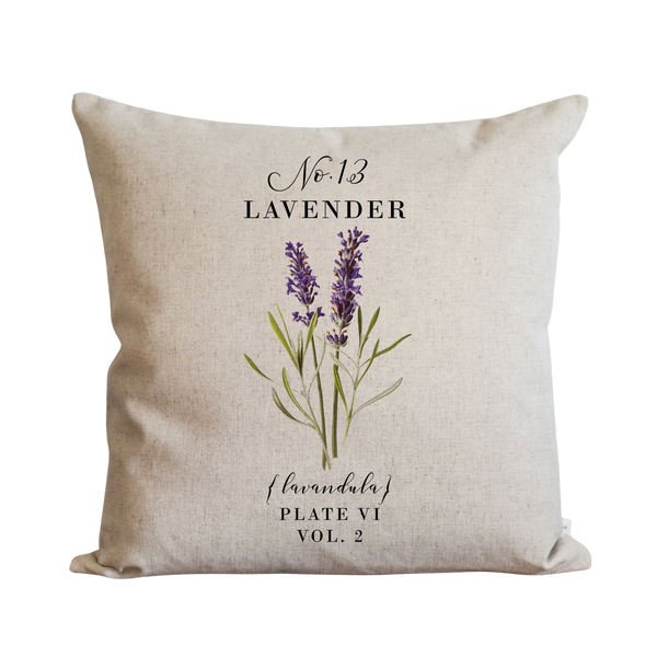 Botanical Lavender Pillow Cover. Porter Lane Home