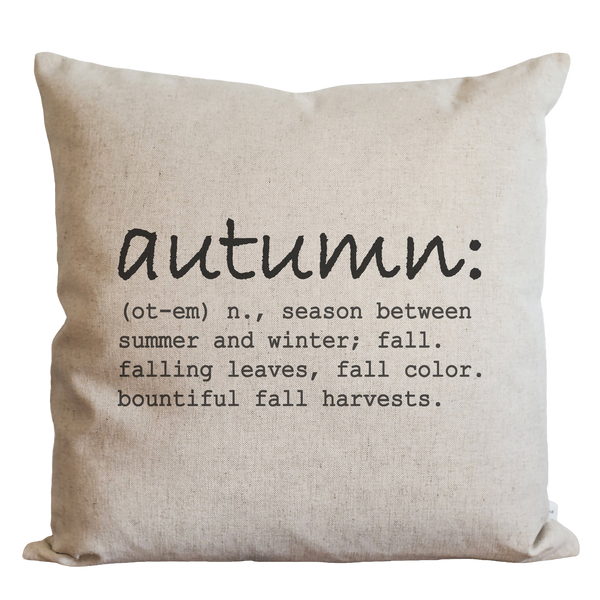 Autumn Definition Pillow Cover