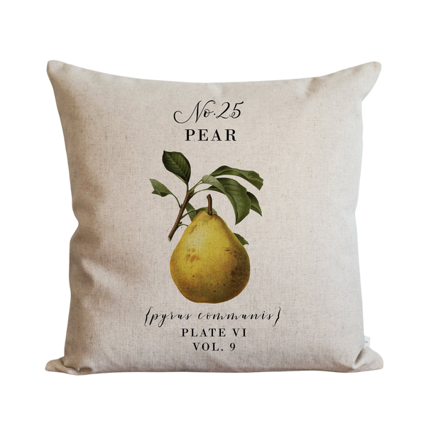 Botanical Pear Pillow Cover.