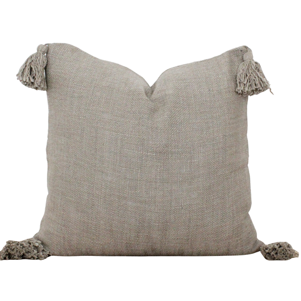 Hand Woven Tassel Pillow Cover Porter Lane Home