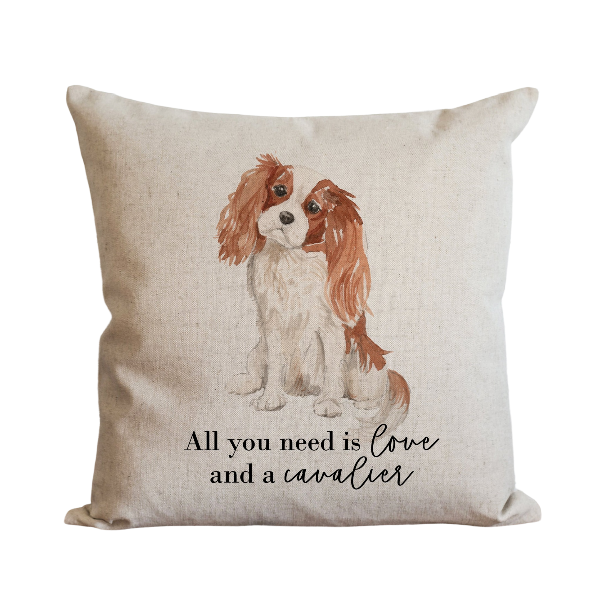 BAGEYOU Dog 's Love To You - Funda De Almohada De Lona Negra