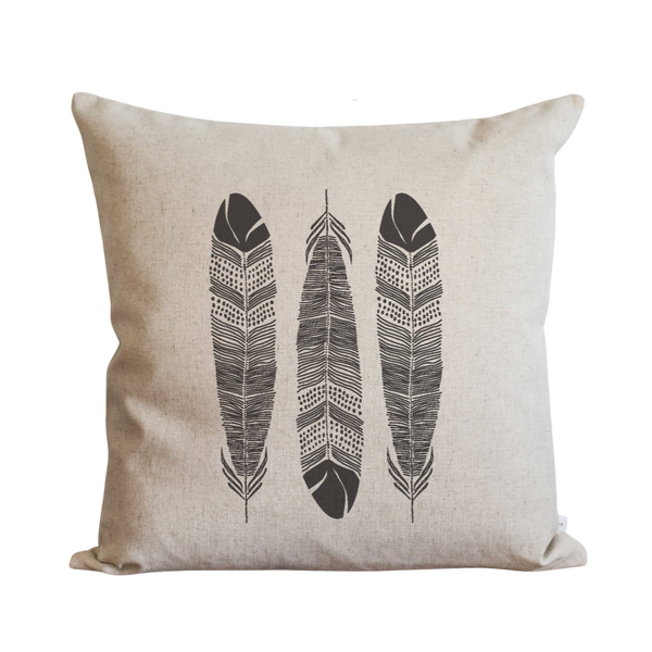 Feathers_3 Pillow Cover.