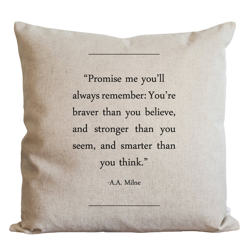 AA Milne Pillow Cover