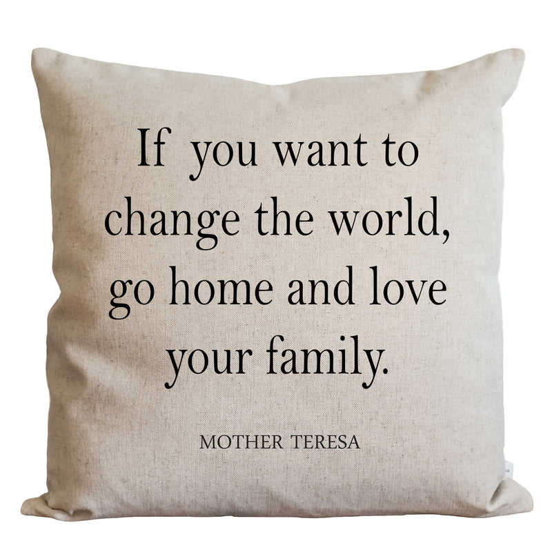 Mother Teresa Pillow Cover