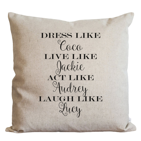 Dress Like Coco Pillow Cover