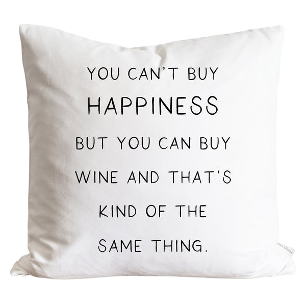 Buy Happiness Pillow Cover
