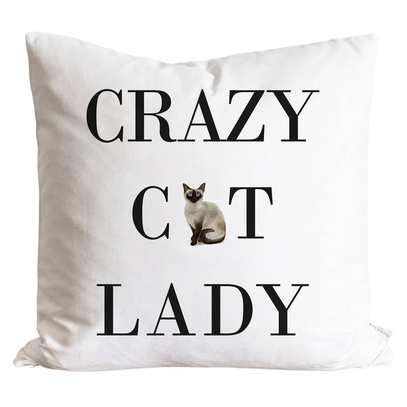 Crazy Cat Lady Pillow Cover