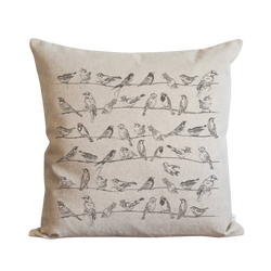 Bird Wallpaper Pillow Cover.
