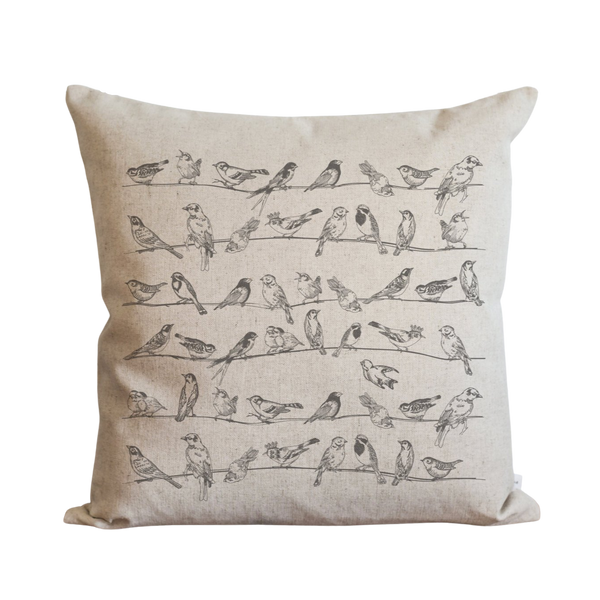 Bird Wallpaper Pillow Cover.