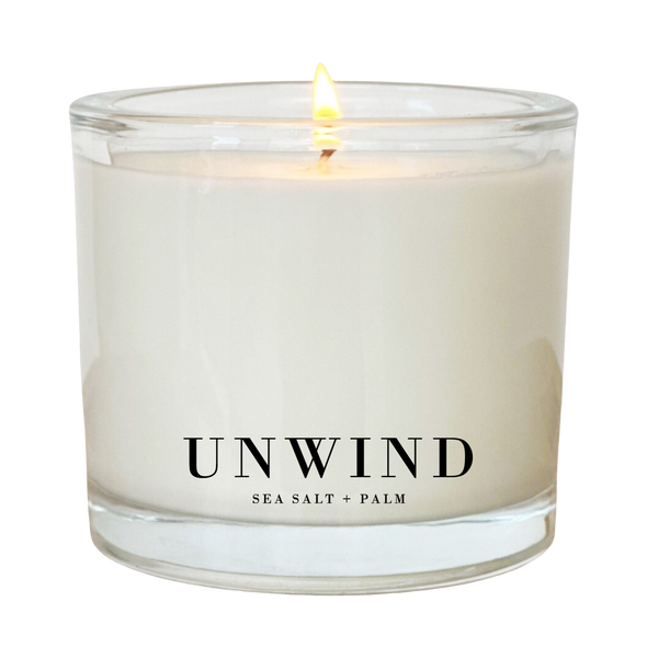 Unwind | Sea Salt & Palm Coconut Wax Candle