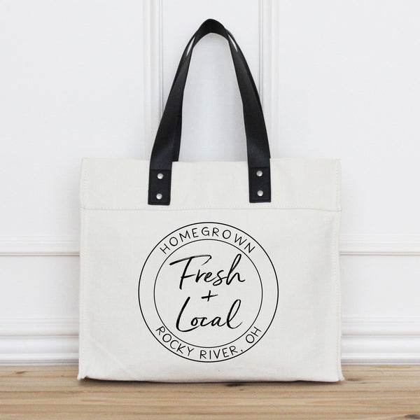 Homegrown Custom City and State Market Tote
