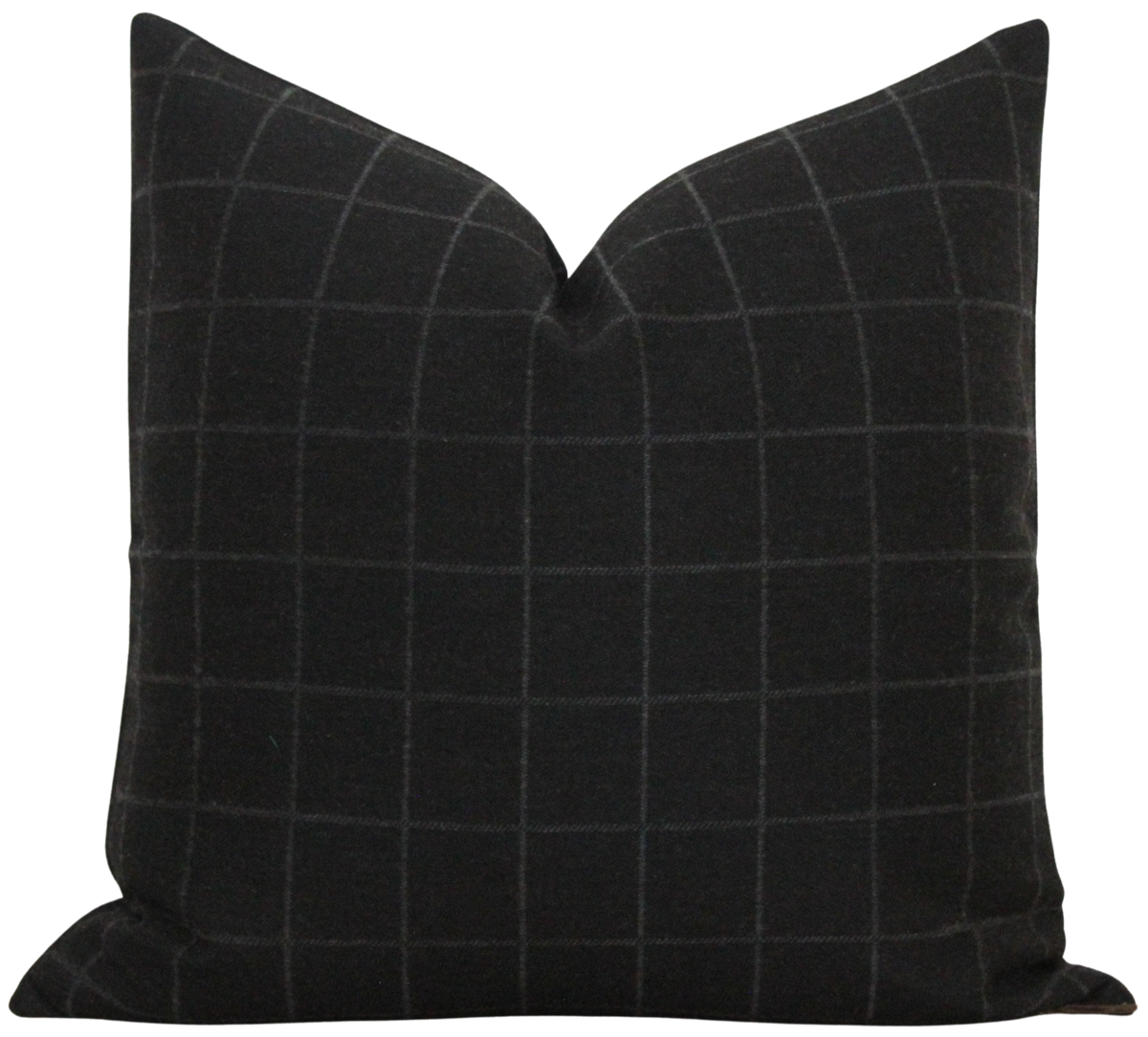 White and Black Plaid Pillow Cover Matilda Porter Lane Home