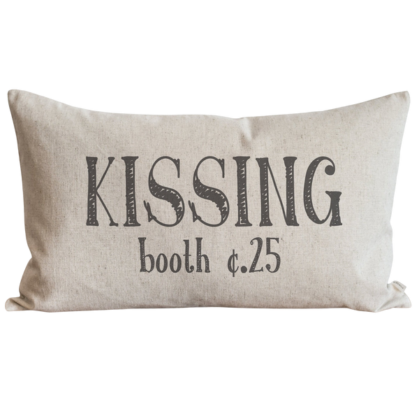Kissing Booth Pillow Cover.