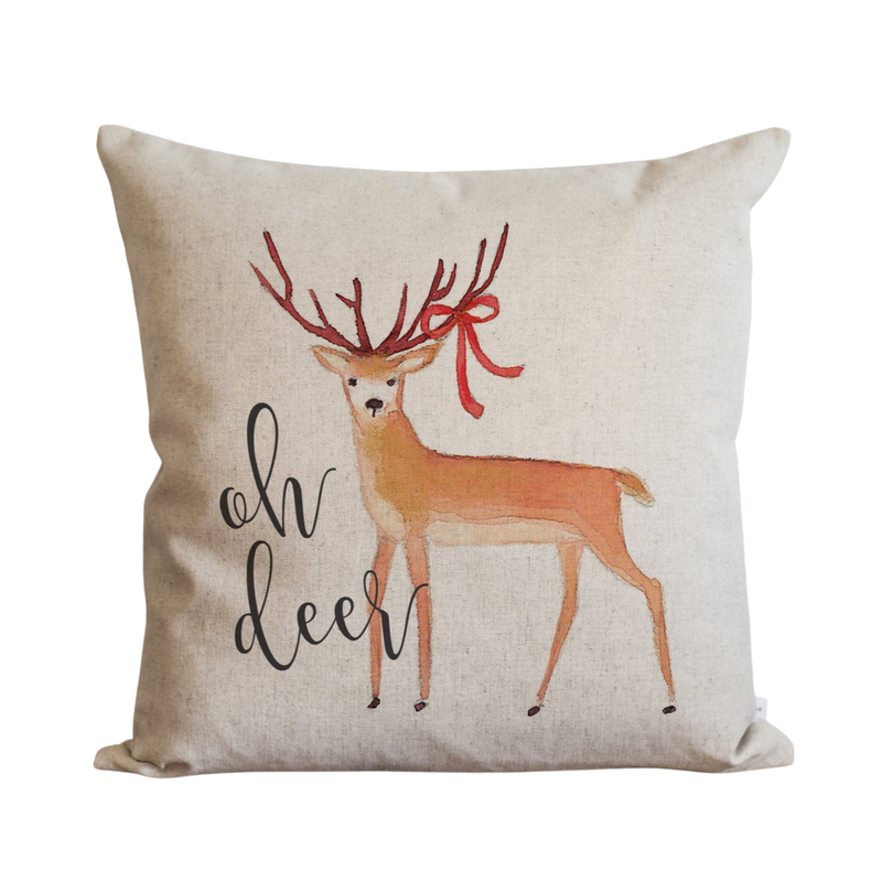 Oh Deer Pillow Cover.