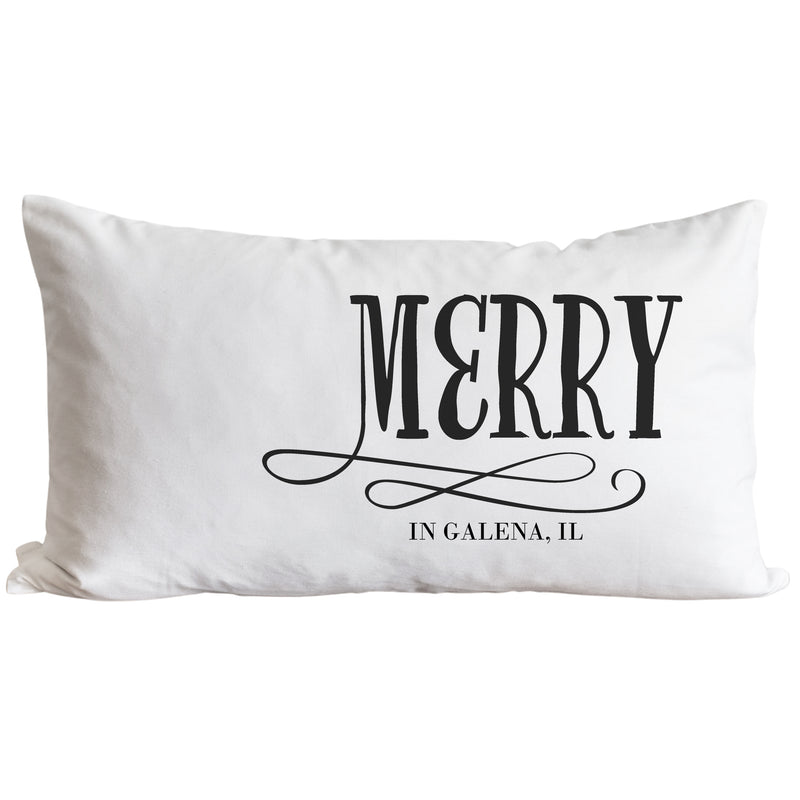 Merry In Custom Pillow Cover