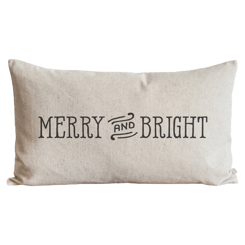 Merry and Bright 2 Pillow Cover