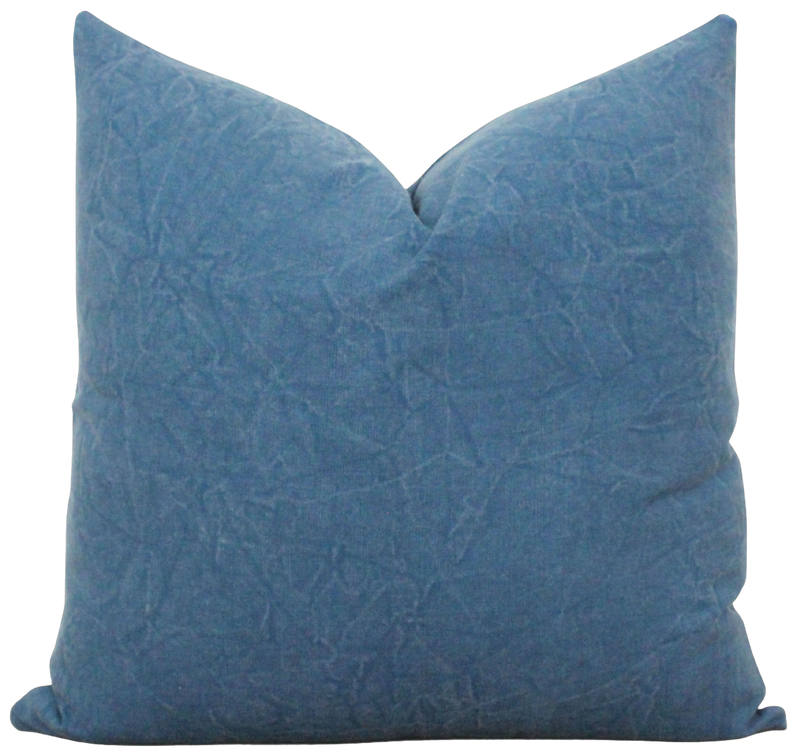 Blue Demin Pillow Cover | Parker Denim