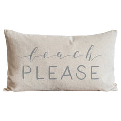 Beach Please Pillow Cover