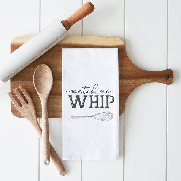 Watch Me Whip Tea Towel