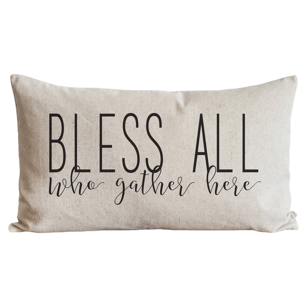 Bless All Pillow Cover