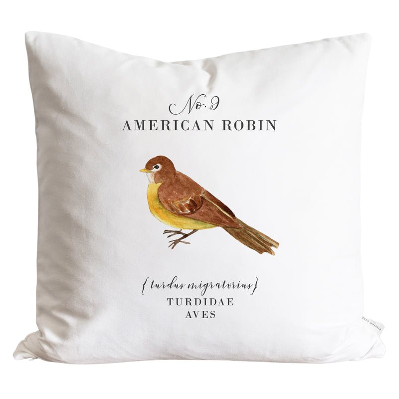 American Robin Pillow Cover