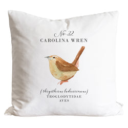 Carolina Wren Pillow Cover