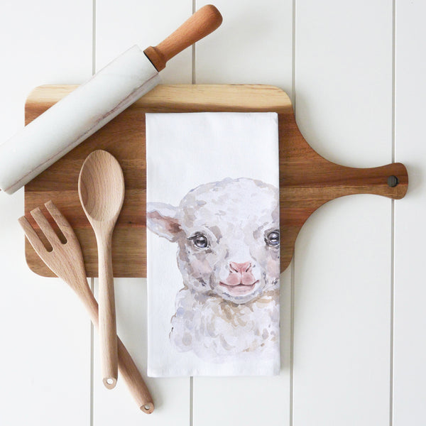 Lamb Tea Towel