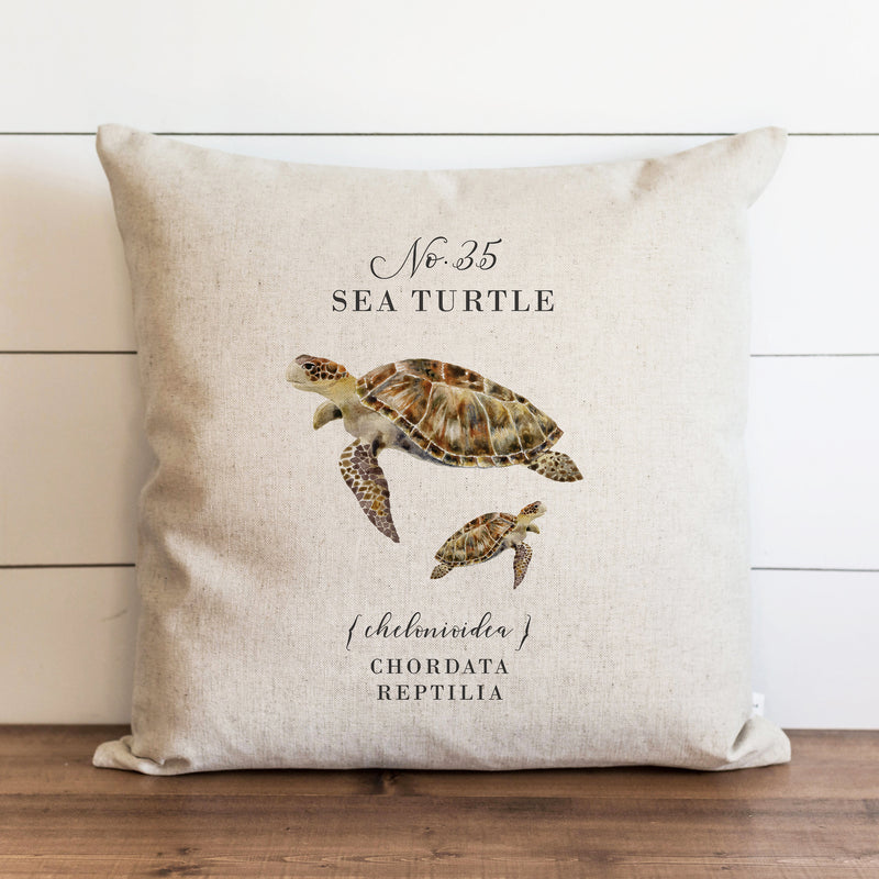 Sea Turtle Pillow Cover