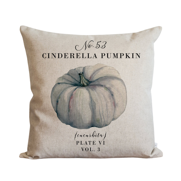 Botanical Cinderella Pumpkin Pillow Cover