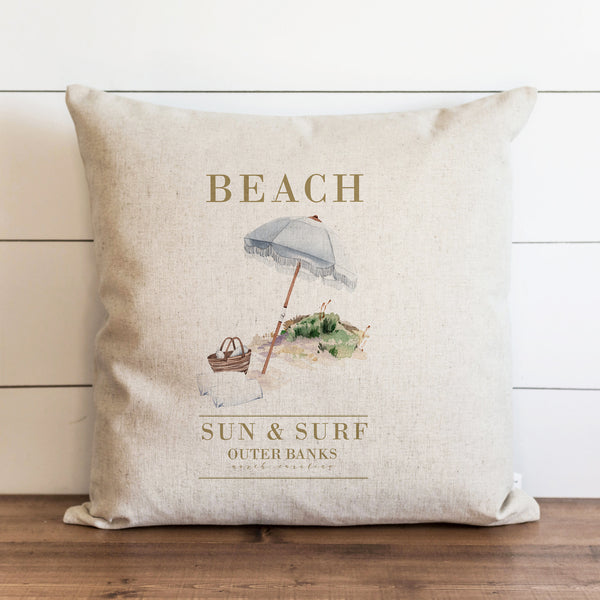 Beach Location Custom Pillow Cover