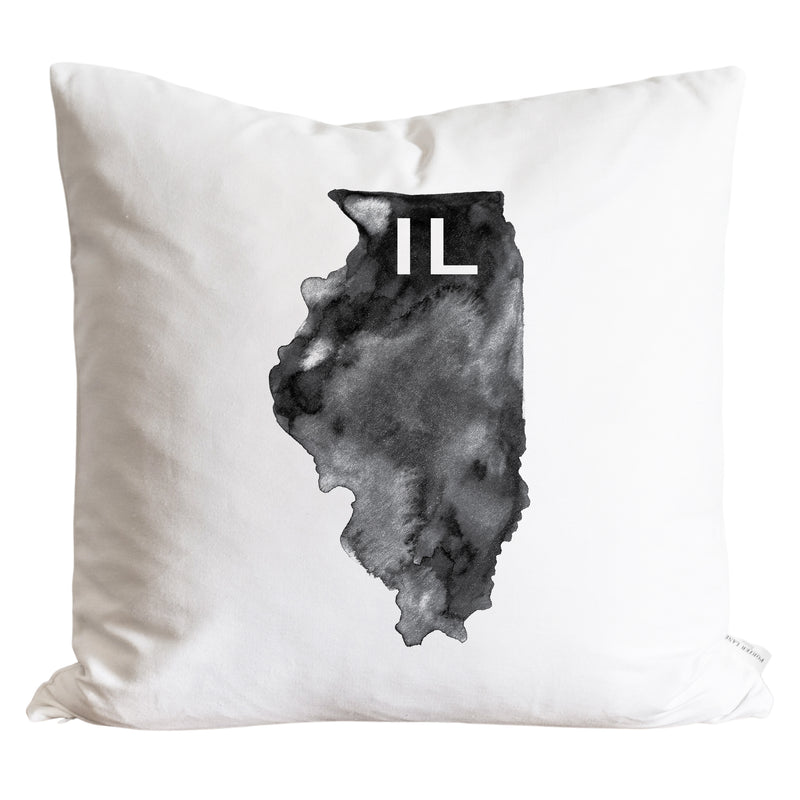 State Watercolor Custom Pillow Cover