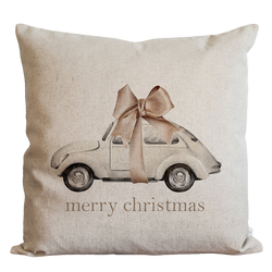 Merry Christmas Bug Pillow Cover