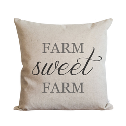 Farm Sweet Farm Pillow Cover.