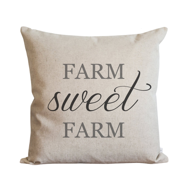 Farm Sweet Farm Pillow Cover.