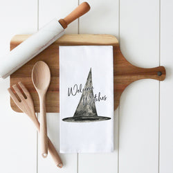Welcome Witches Tea Towel