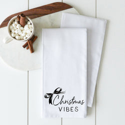 Christmas Vibes 2 Tea Towel