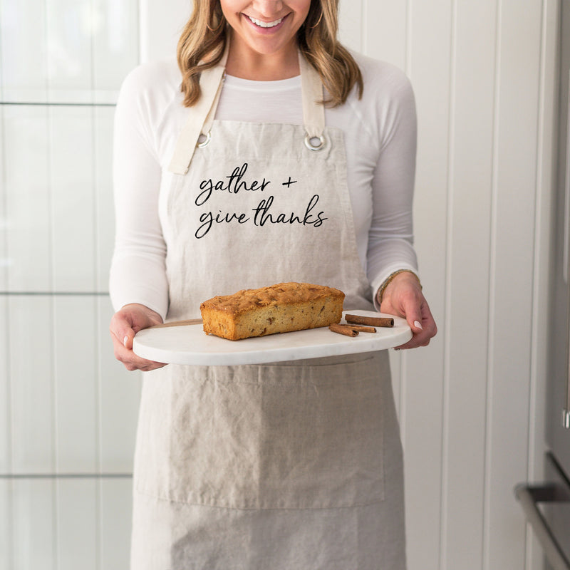 Gather + Give Thanks Apron