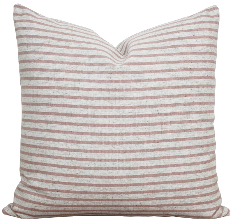 Pink sales stripe pillow