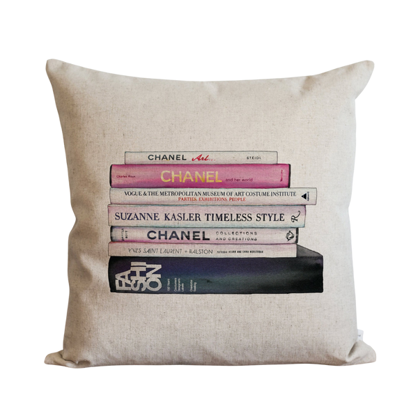 Designer Inspired Book Pillow Cover.