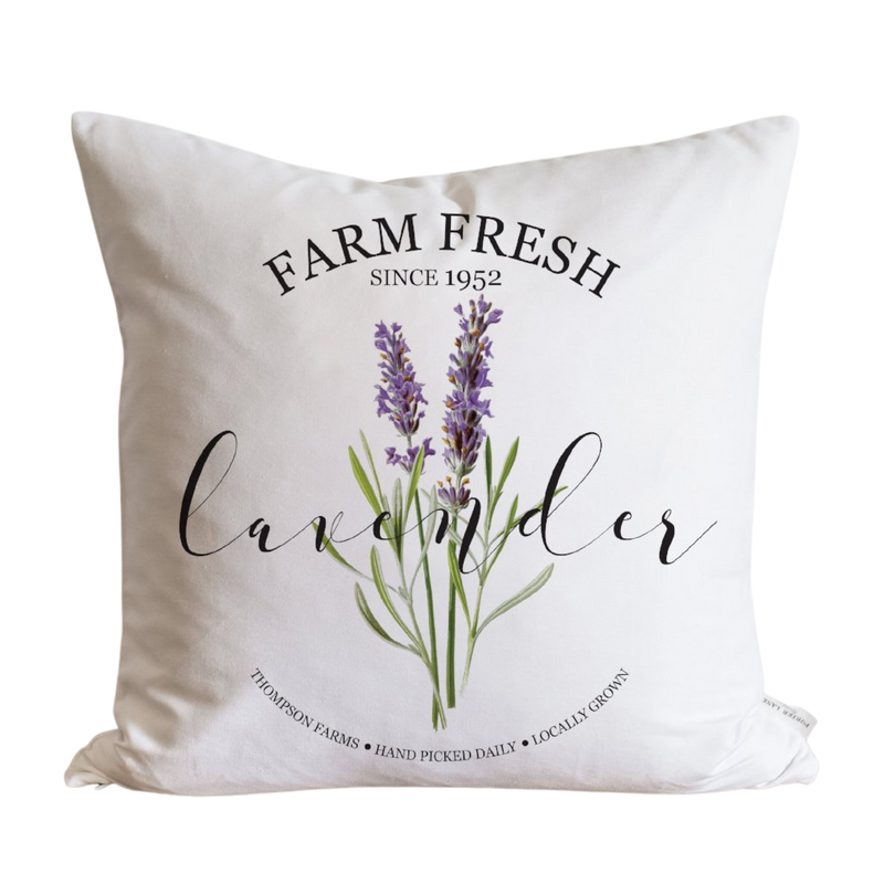 Lavender Pillow Cover.