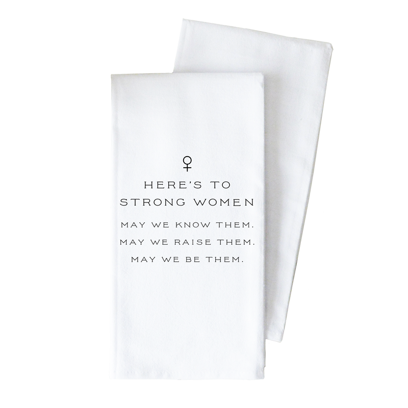 Strong Women Tea Towel