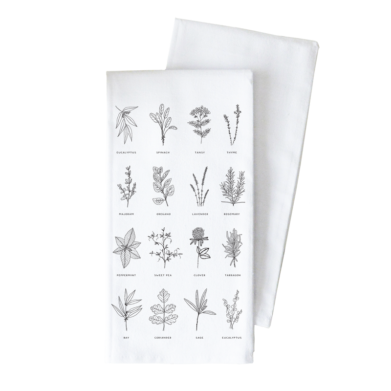 Herbs Tea Towel