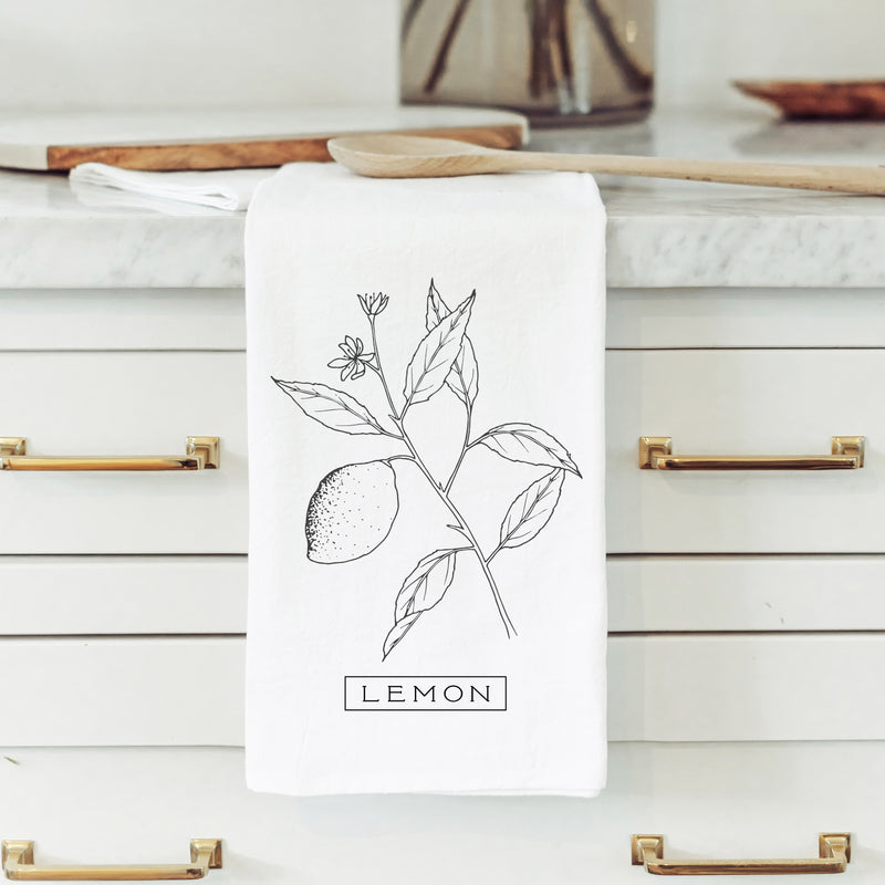 Lemon Herb Collection Tea Towel