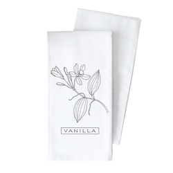 Vanilla Herb Collection Tea Towel