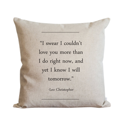 Book Collection_Leo Christopher Pillow Cover.